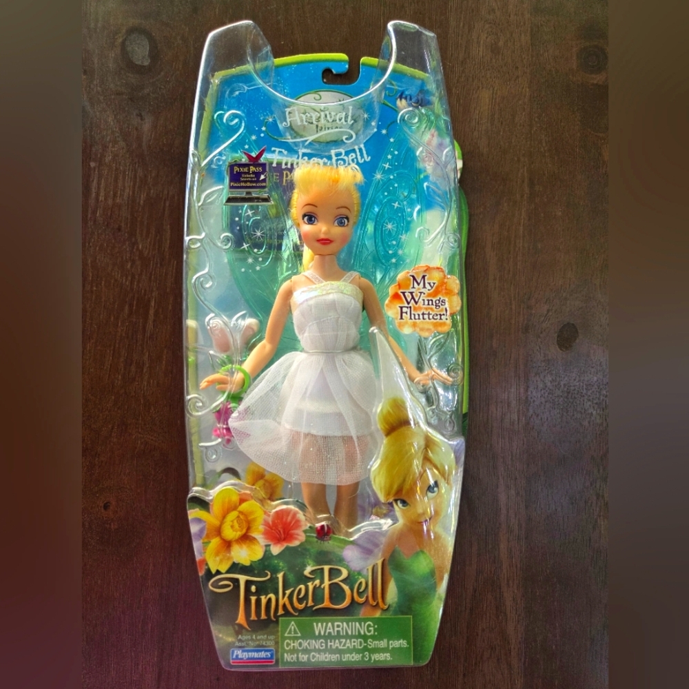 Disney Fairies Tinker Bell Arrival Doll New Sealed NIB 2008 Playmates RARE